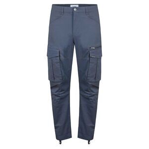 Firetrap Mens Cotton Blend Cargo Pants / Carbon Grey